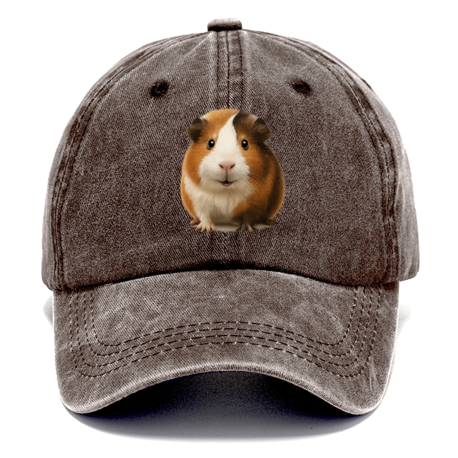 adorable guinea pig portrait design Hat
