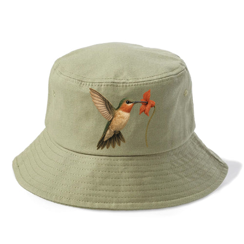 Hummingbird's Delicate Dance Bucket Hat