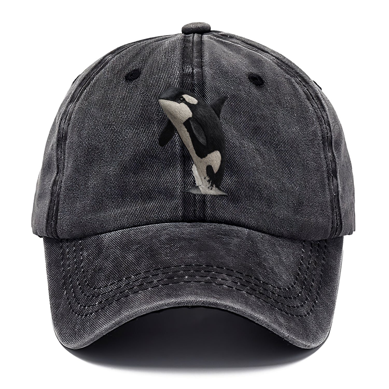 majestic orca leaping from the waves Hat