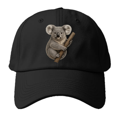 realistic koala on branch portrait Hat