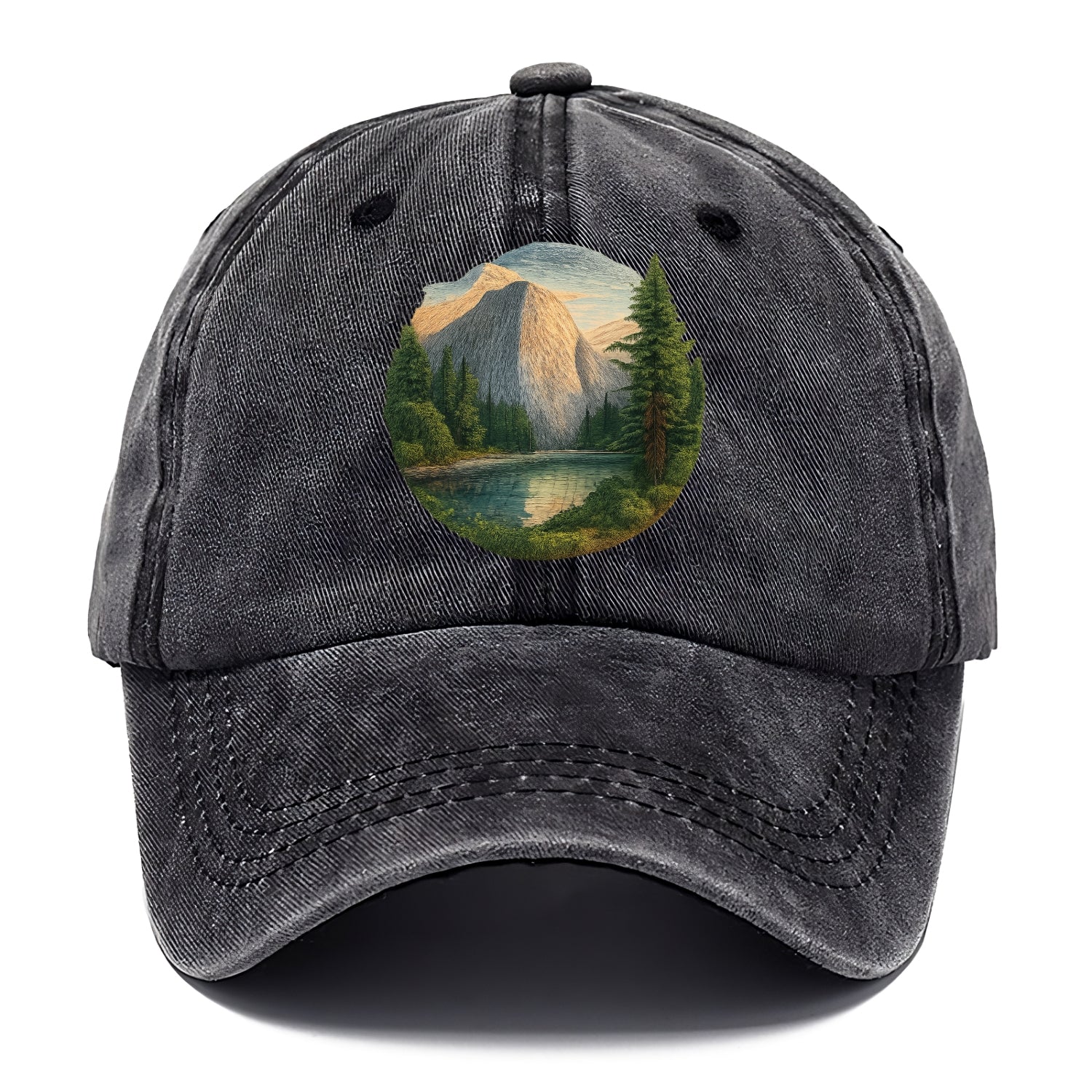 mountain lake serenity Hat