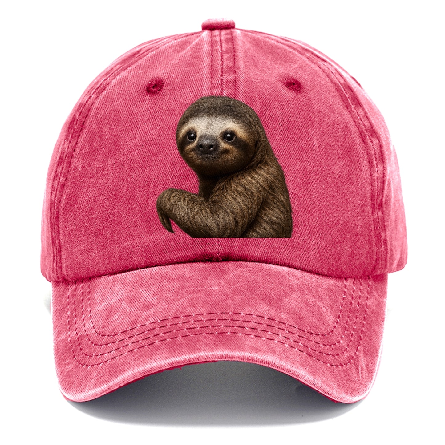 sloth portrait design Hat