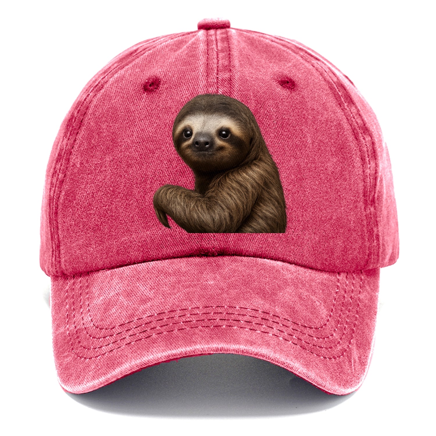 sloth portrait design Hat