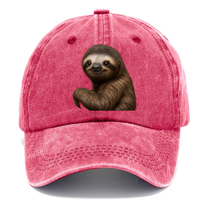 sloth portrait design Hat