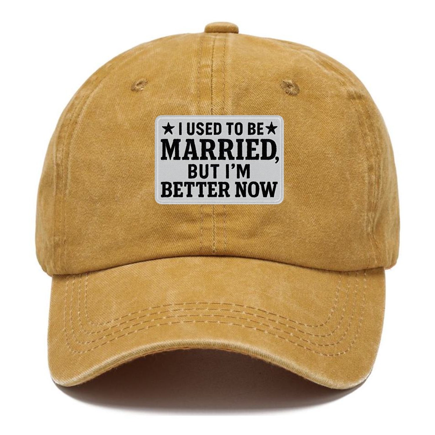 i used to be married but i'm better now Hat