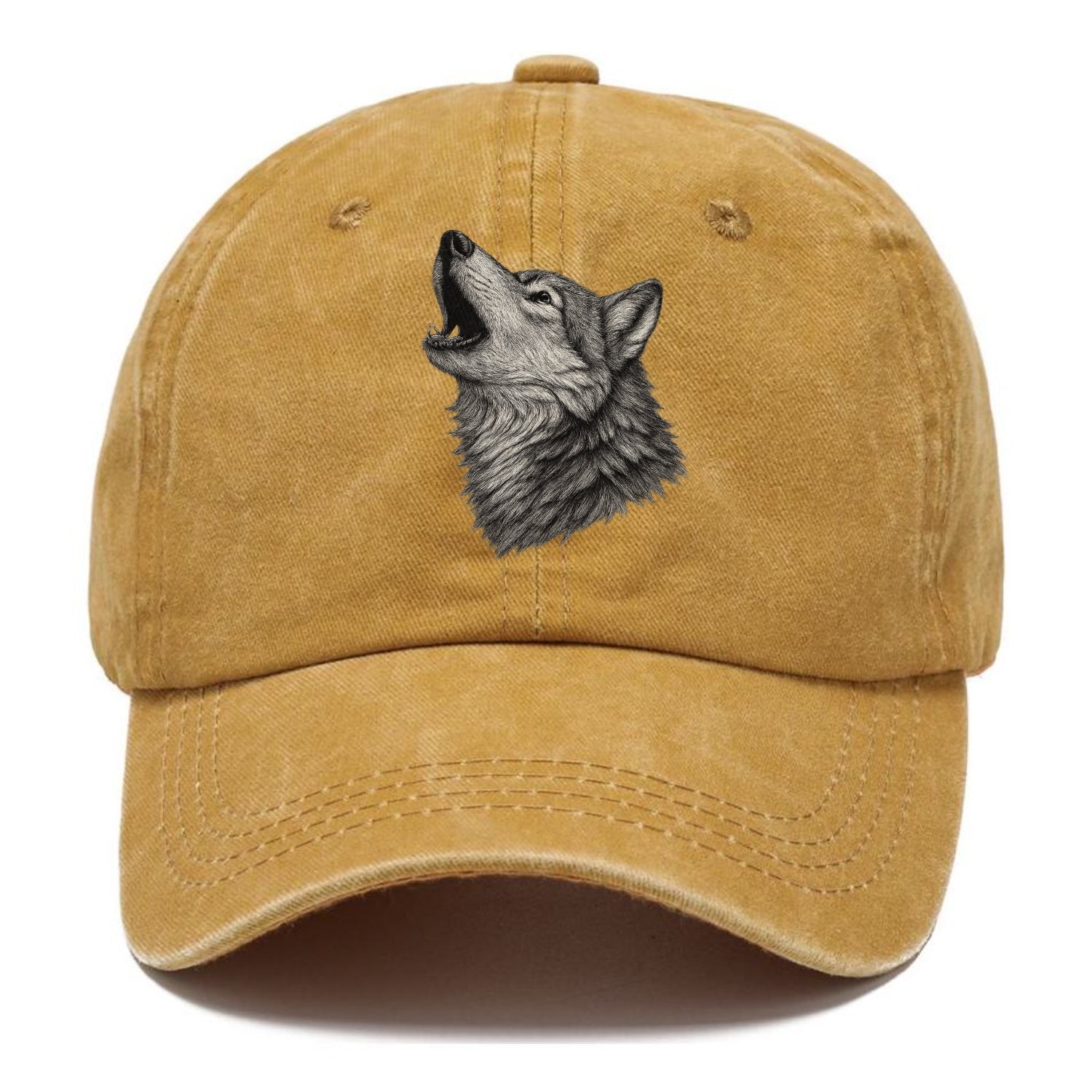 wolf howling Hat