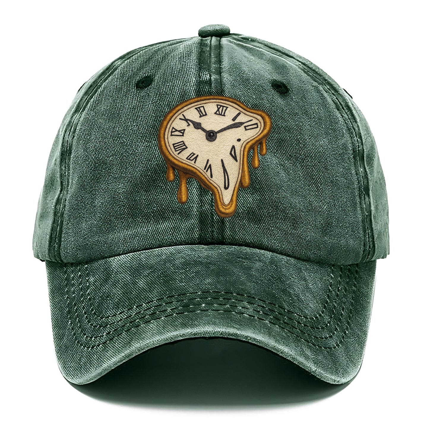 melting clock surreal time distortion Hat