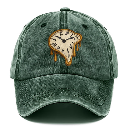 melting clock surreal time distortion Hat