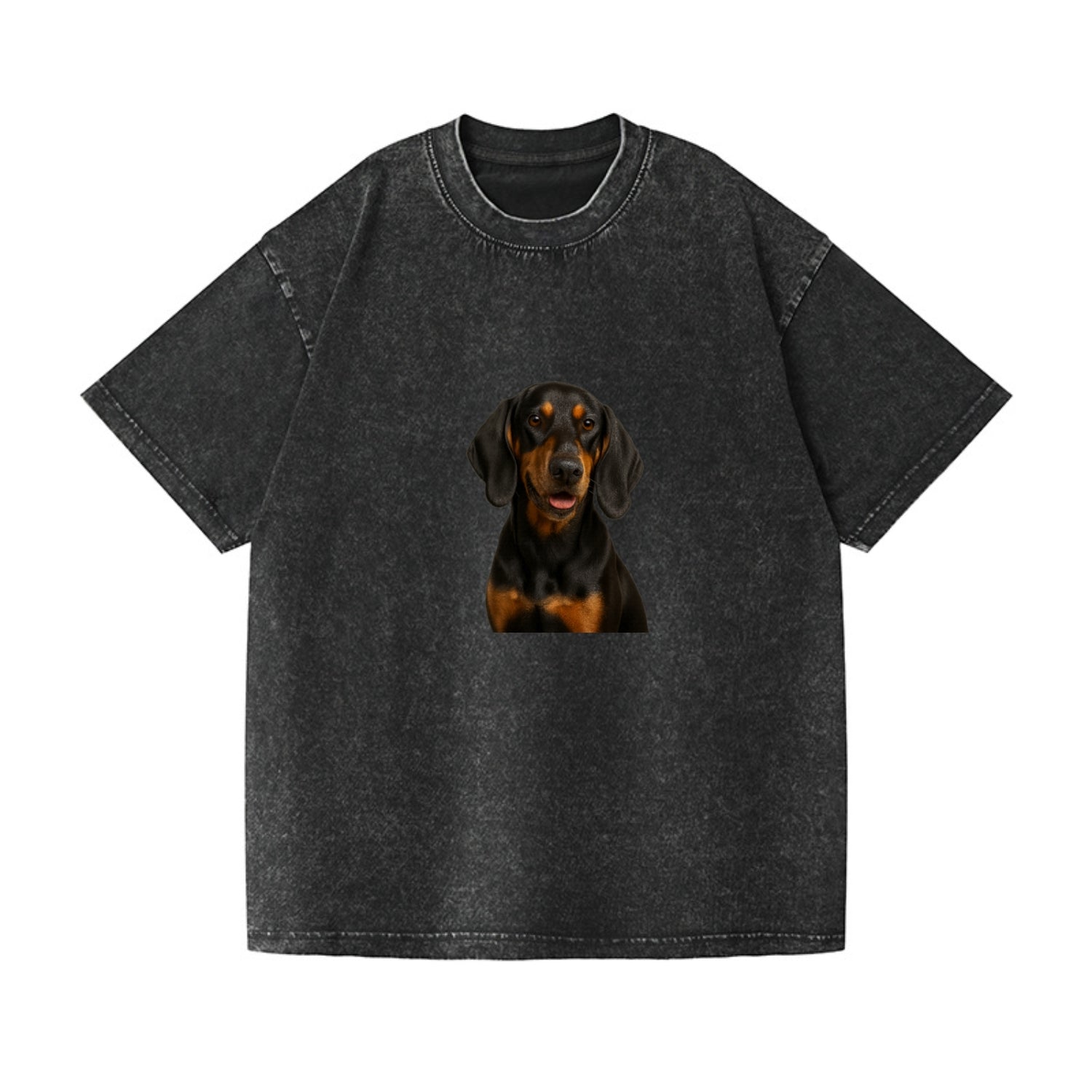 black tan coonhound portrait design Hat