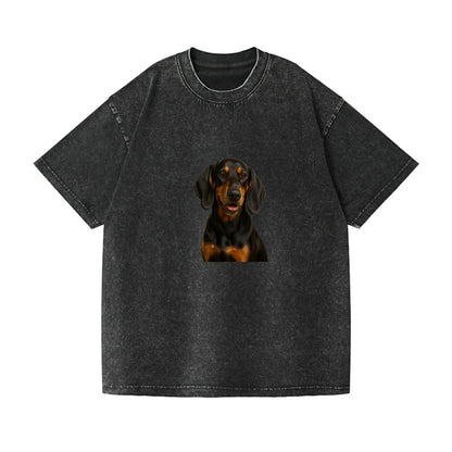 black tan coonhound portrait design Hat