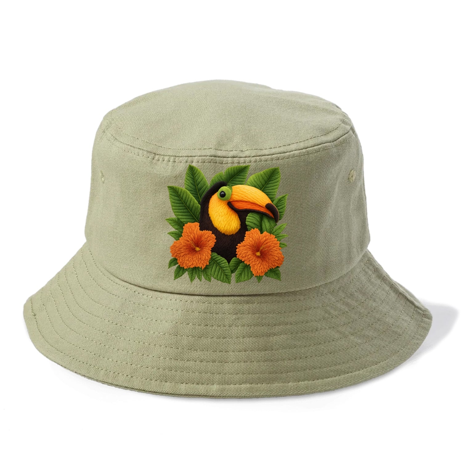 tropical toucan floral paradise Hat