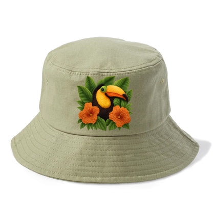 tropical toucan floral paradise Hat