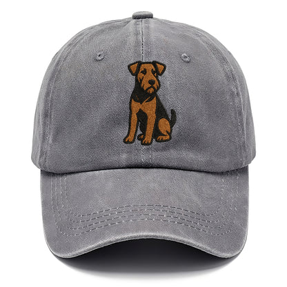 Airedale Terrier Black And Tan Design Hat