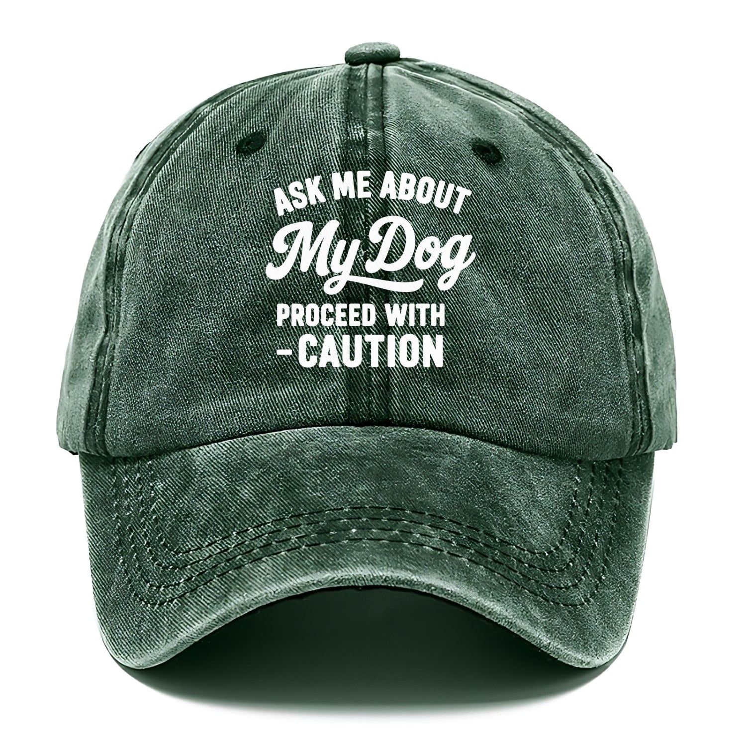 dog proceed with caution Hat