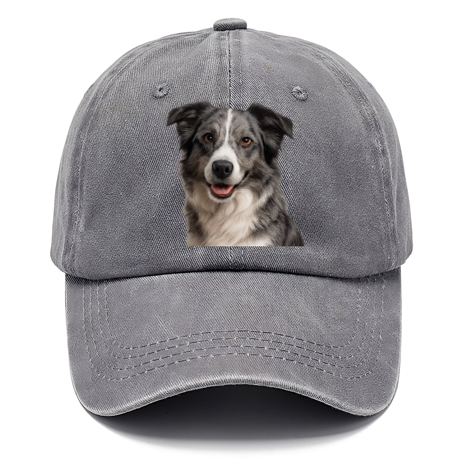 blue merle border collie agile mind Hat