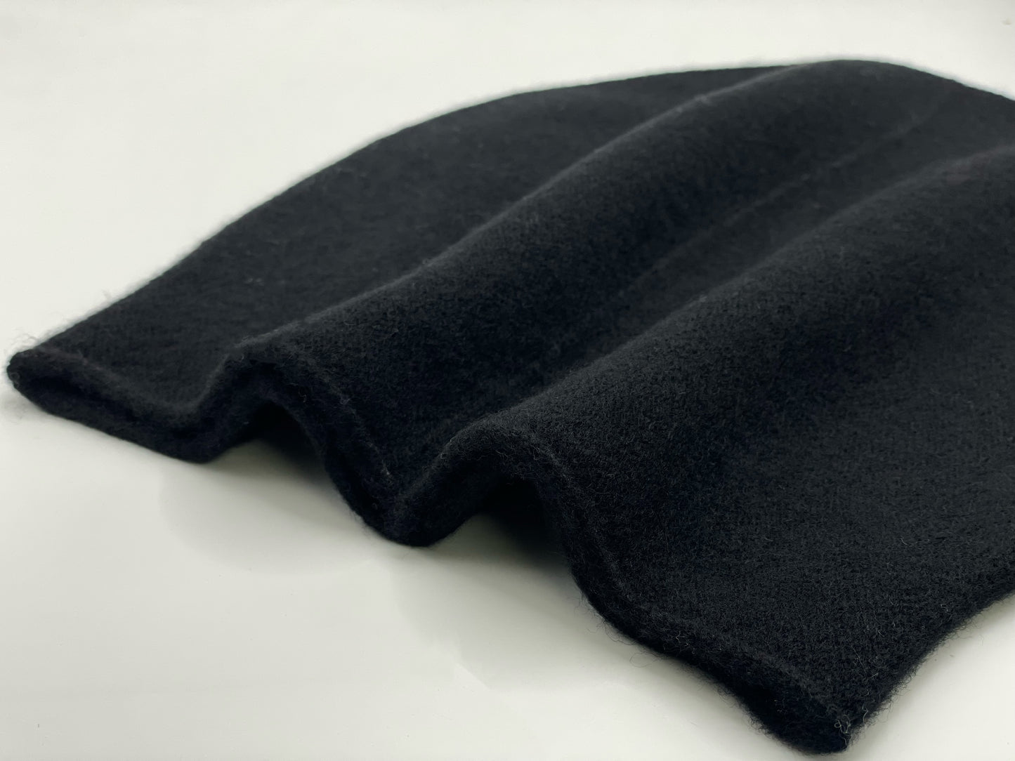 Gorro de punto Pandaize 100 % lana merino con elegante borde enrollado: gorro unisex de moda para otoño/invierno.