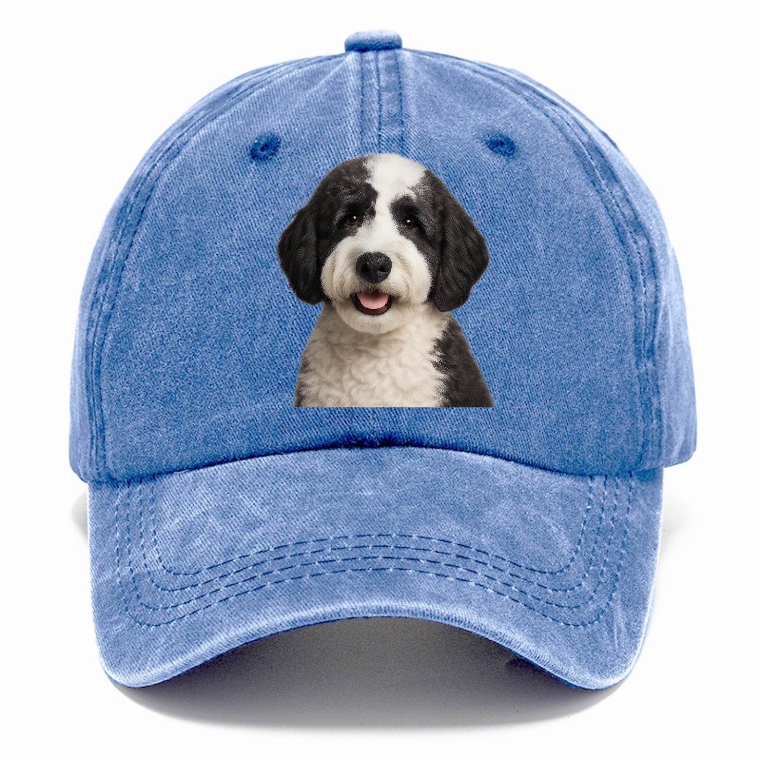 sheepadoodle portrait design Hat