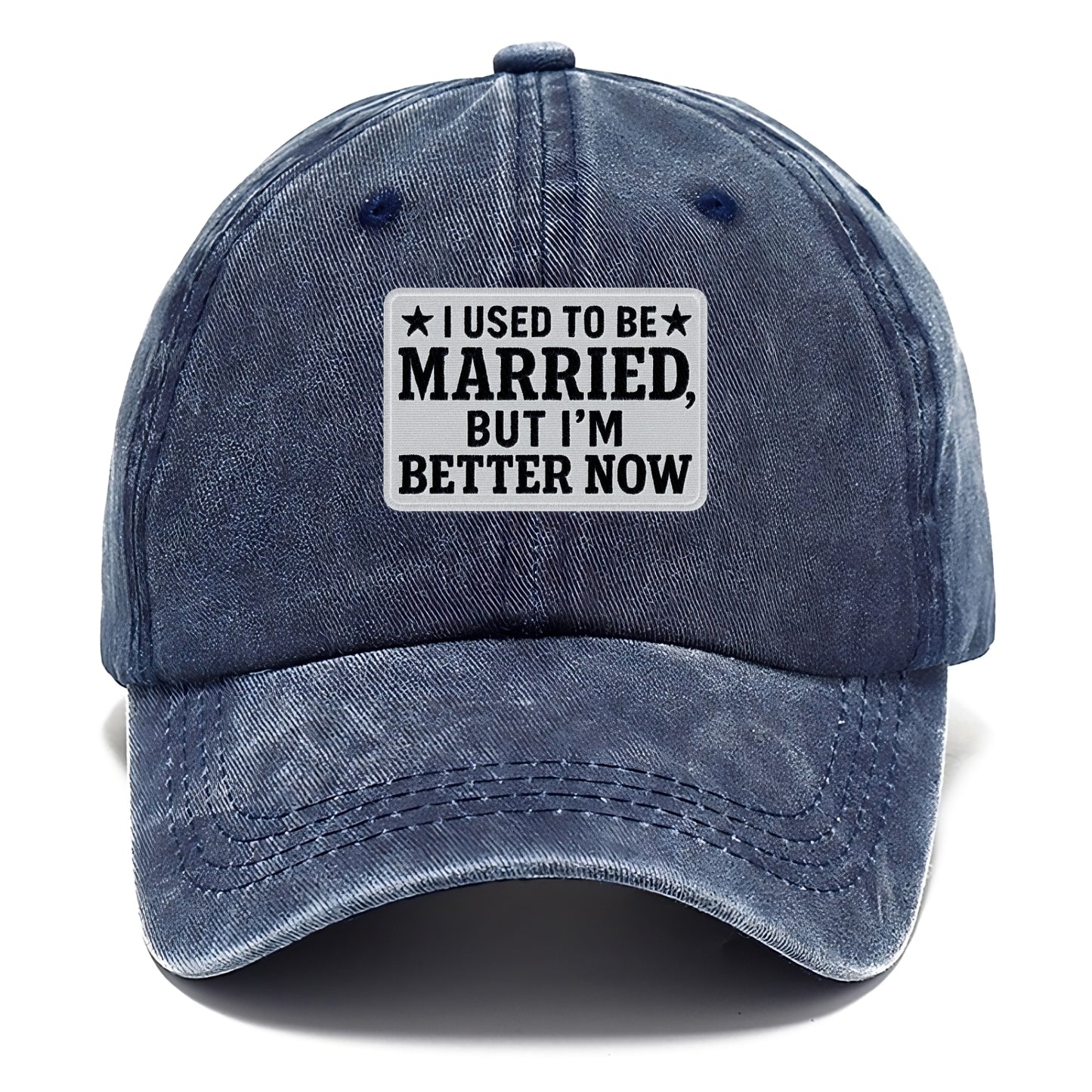 i used to be married but i'm better now Hat
