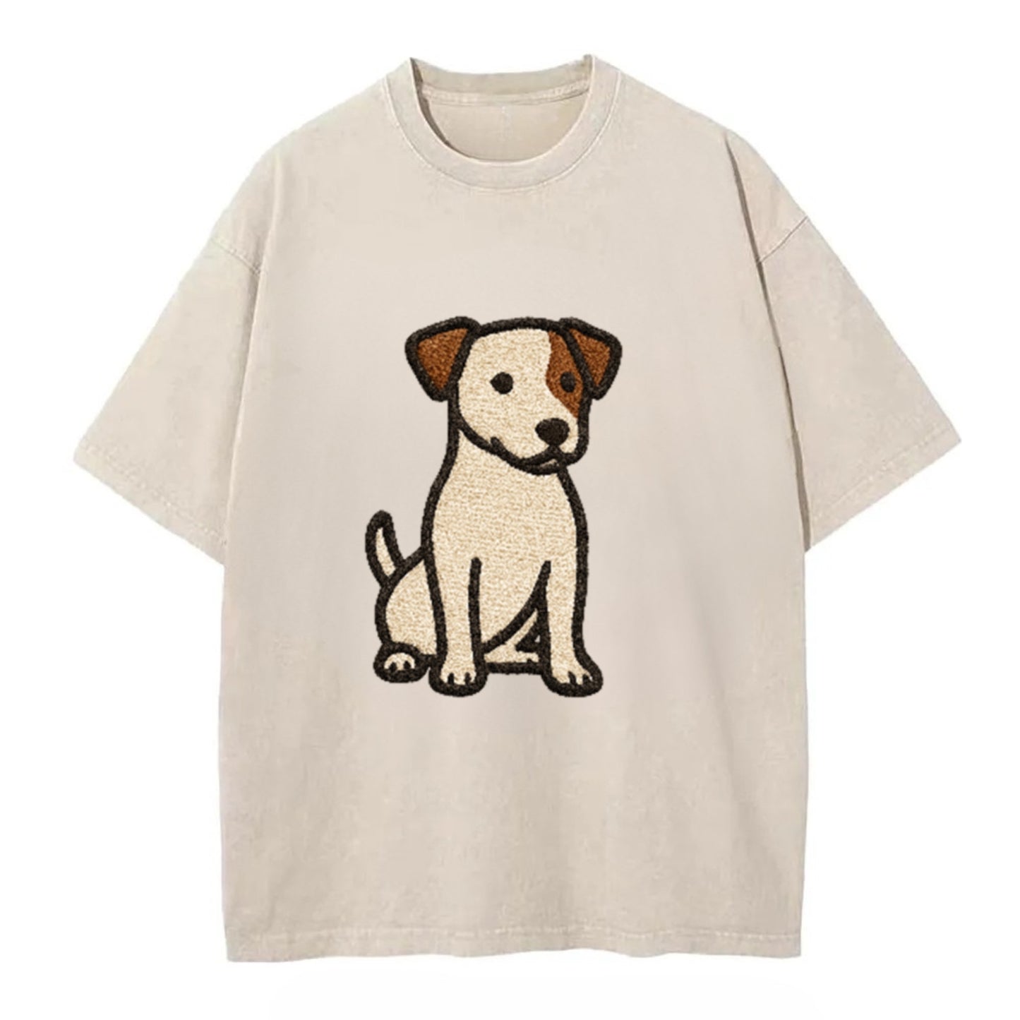 Jack Russell Terrier White With Brown Patches Pose Hat