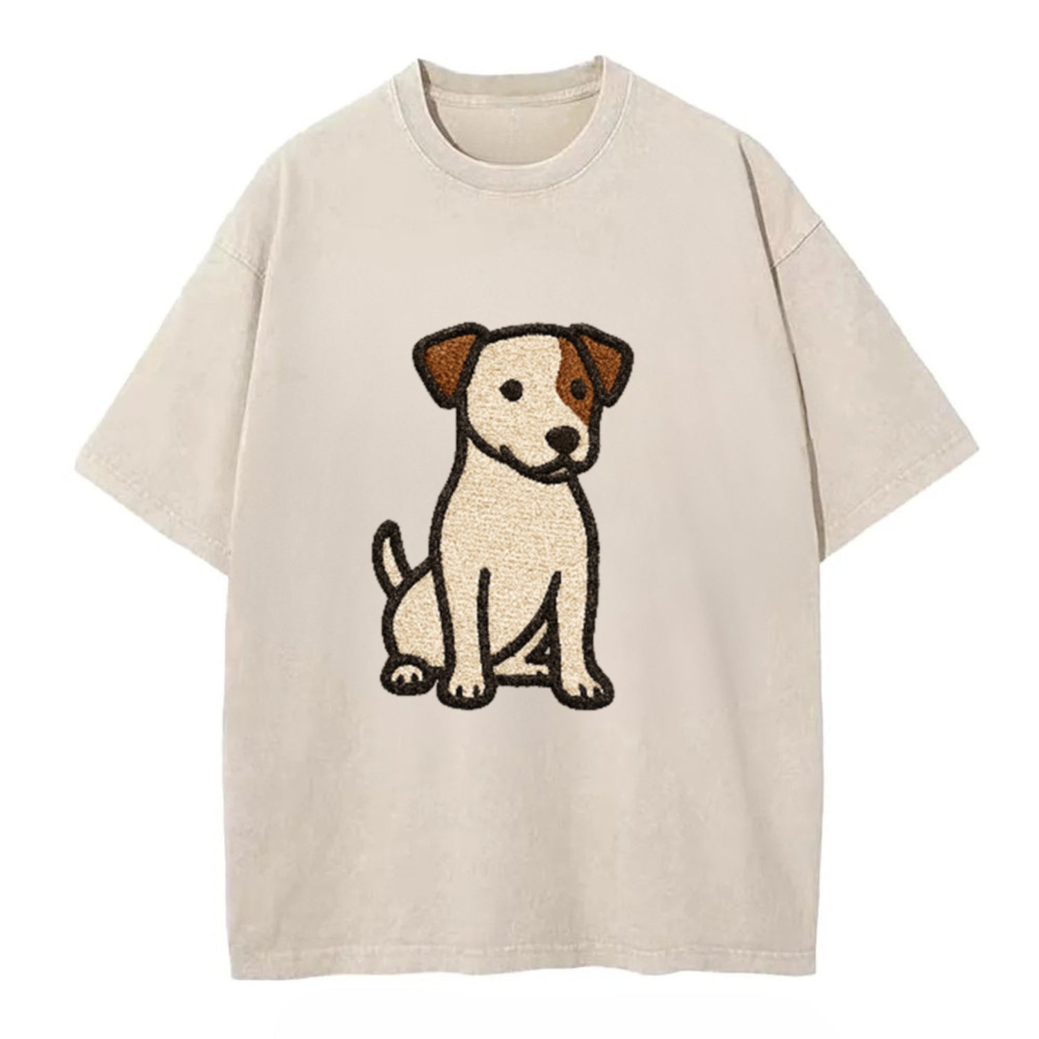 Jack Russell Terrier White With Brown Patches Pose Hat