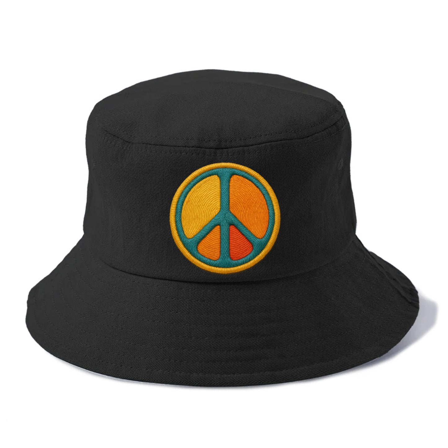 golden peace embroidered Hat