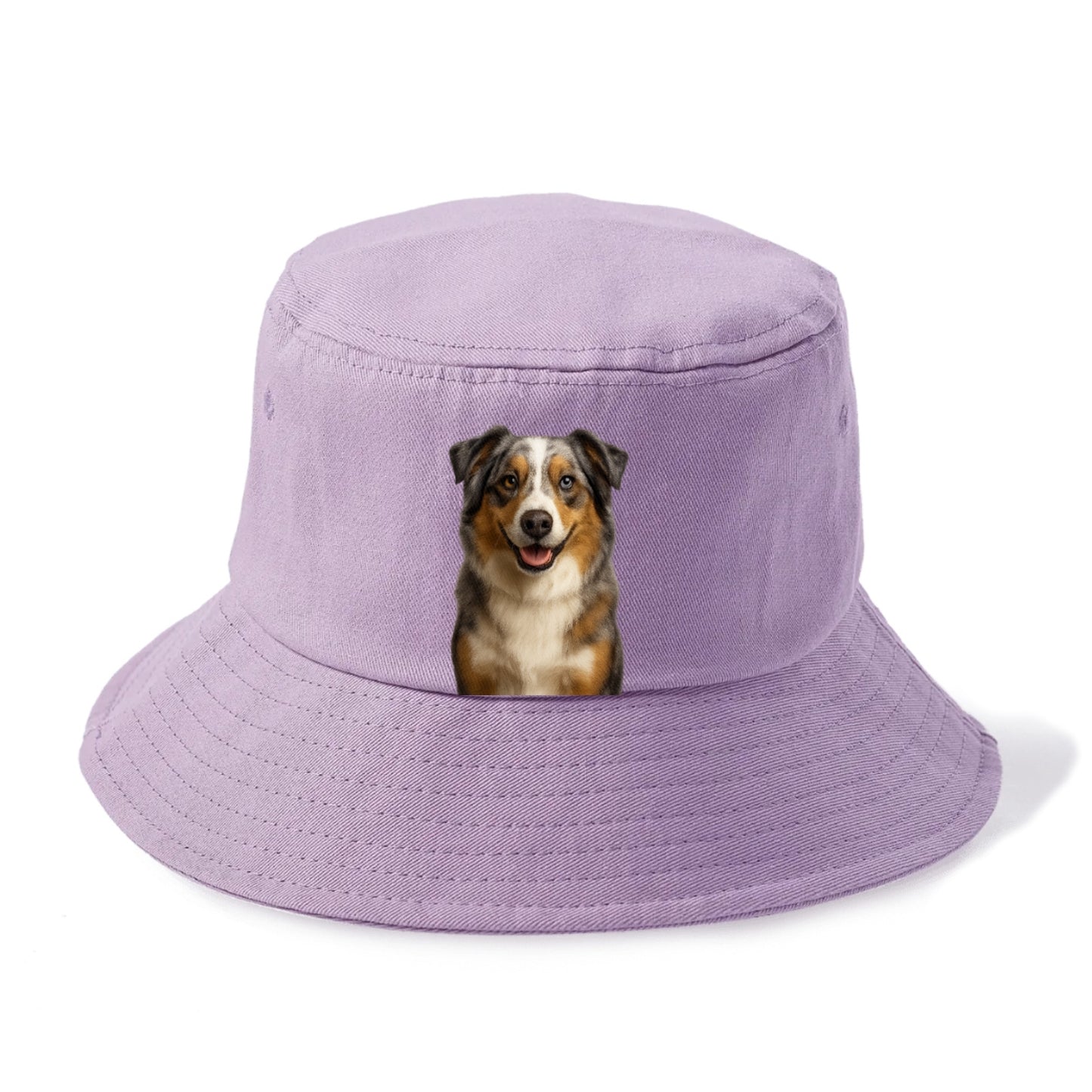 blue merle australian shepherd portrait design Hat