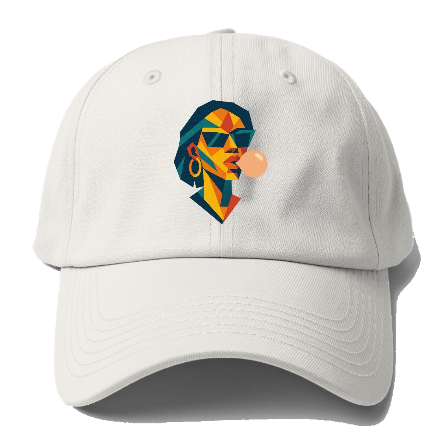 Woman Blowing Bubblegum Hat