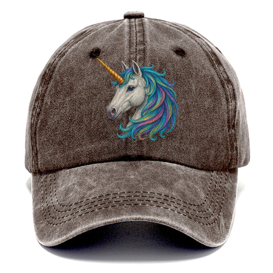 unicorn colorful mane Hat