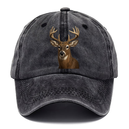 deer portrait design Hat