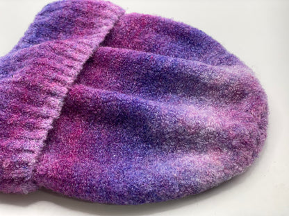 Gorro de punto polar cálido para exteriores con degradado de Pandaize: elegante y versátil.