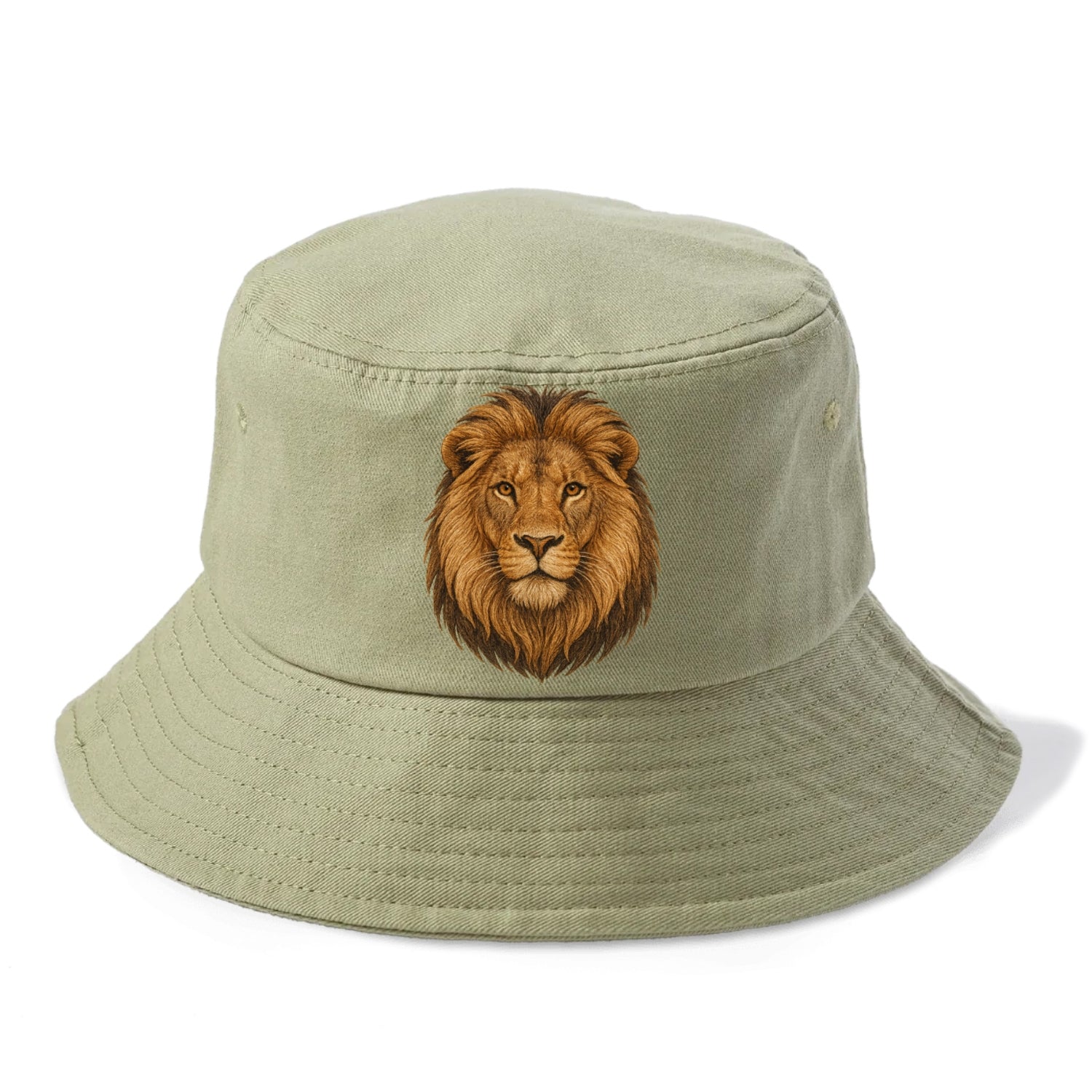 detailed lion head portrait Hat