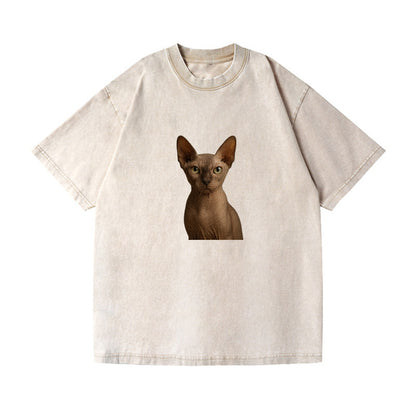 sphynx cat portrait design Hat