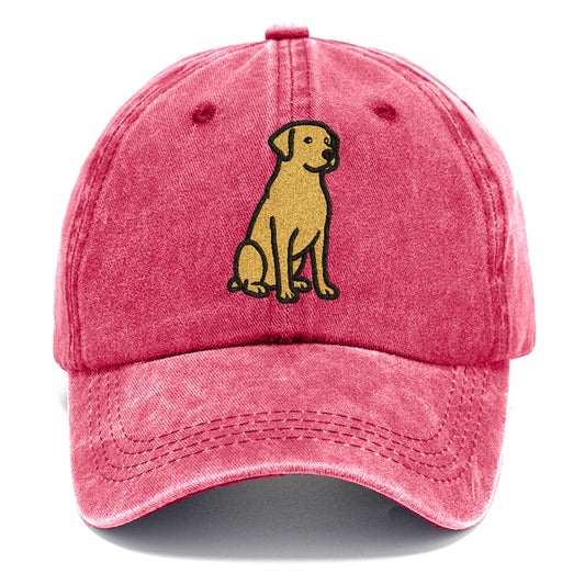 yellow-labrador-loyal-companion Hat