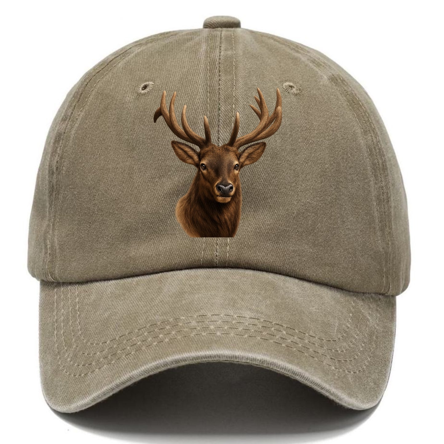 elk portrait design Hat