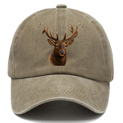 elk portrait design Hat