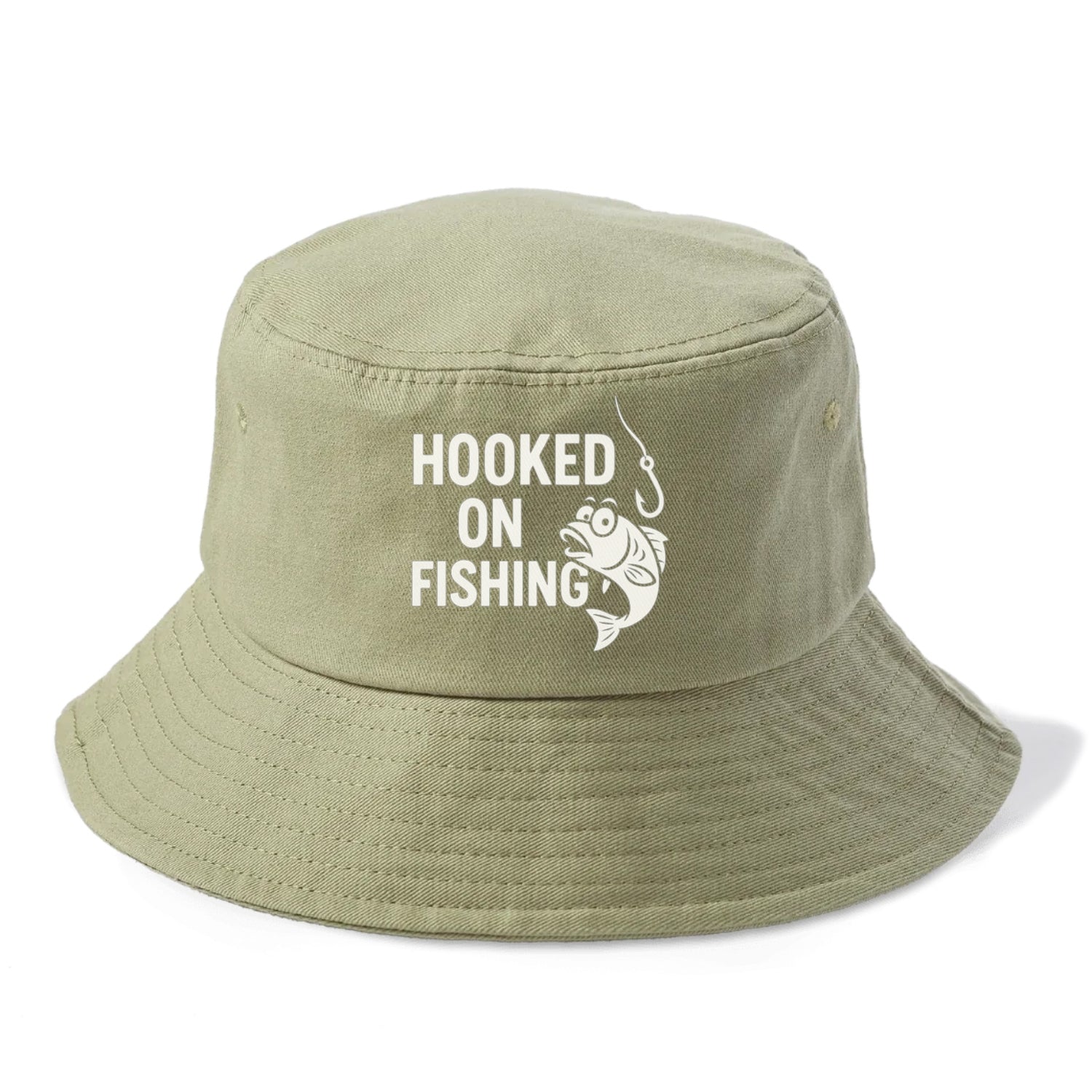 hooked on fishing Hat