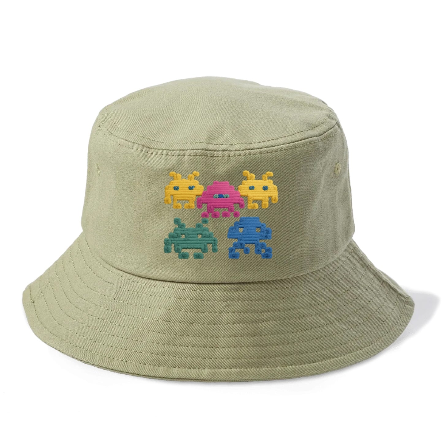 yarn pixel invasion collection Hat