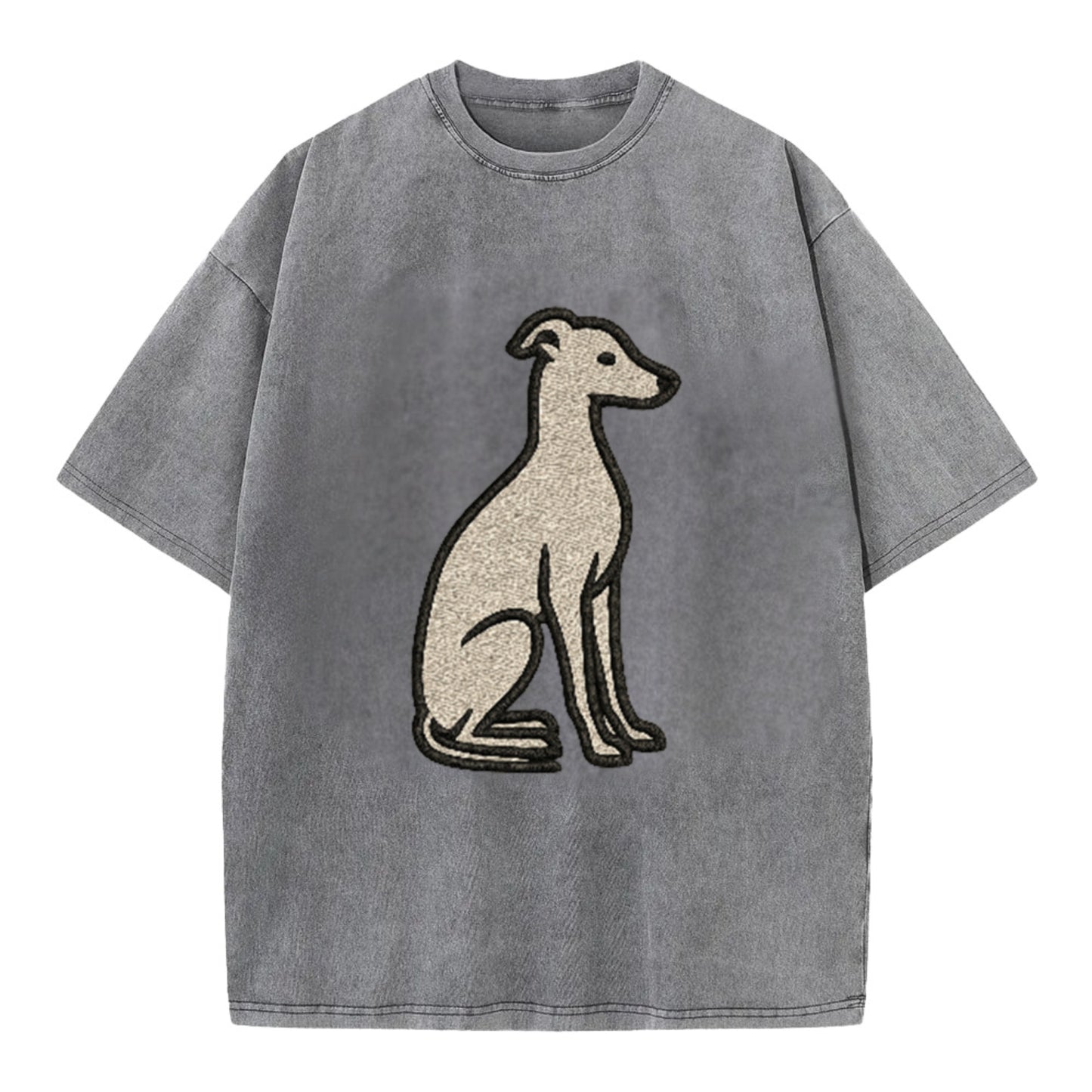 Italian Greyhound Gray Sitting Pose Hat