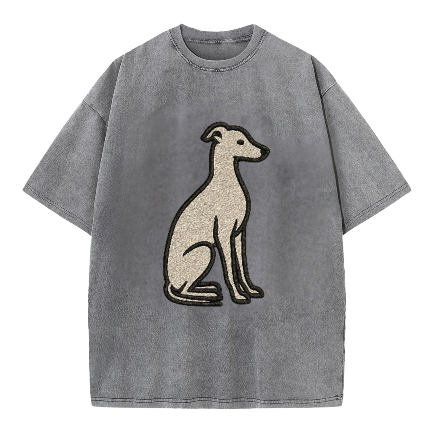 Italian Greyhound Gray Sitting Pose Hat