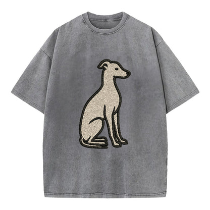 Italian Greyhound Gray Sitting Pose Hat