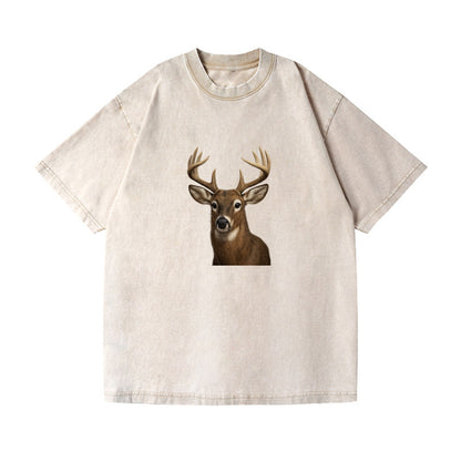 deer portrait design Hat