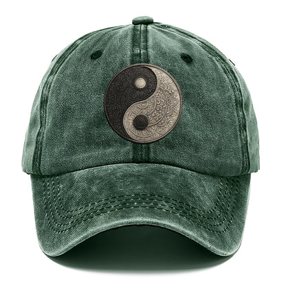 mandala yin yang pattern Hat