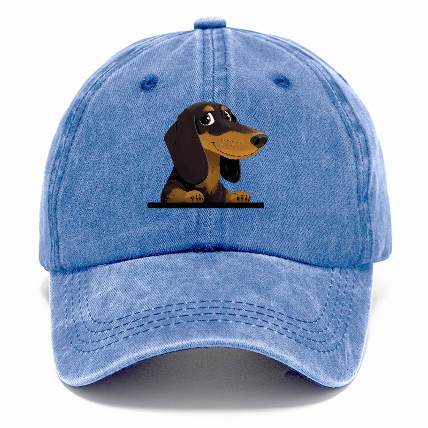 retro-dachshund-playful-spirit Hat