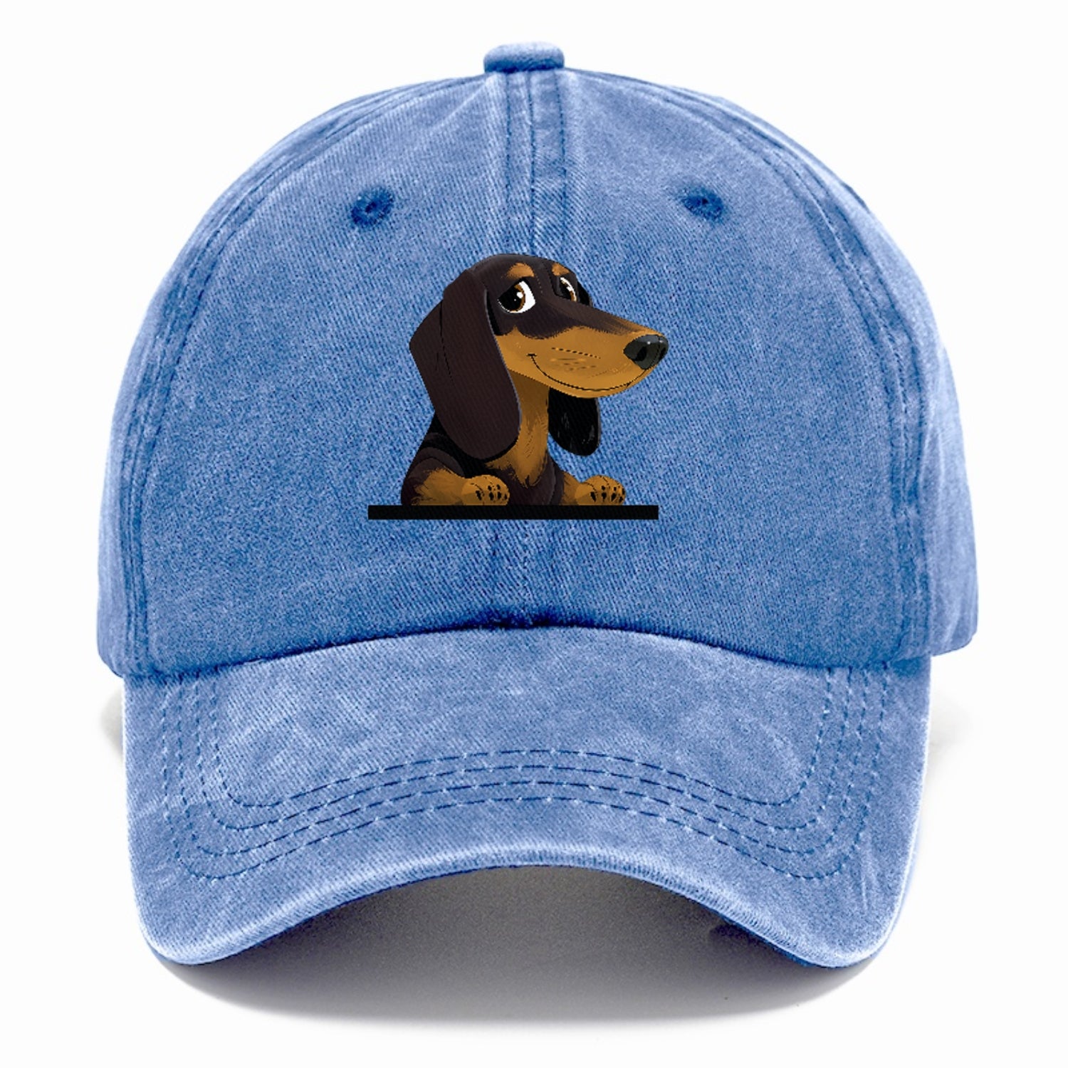 retro-dachshund-playful-spirit Hat