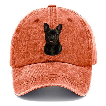 french bulldog noir: chic & charming Hat