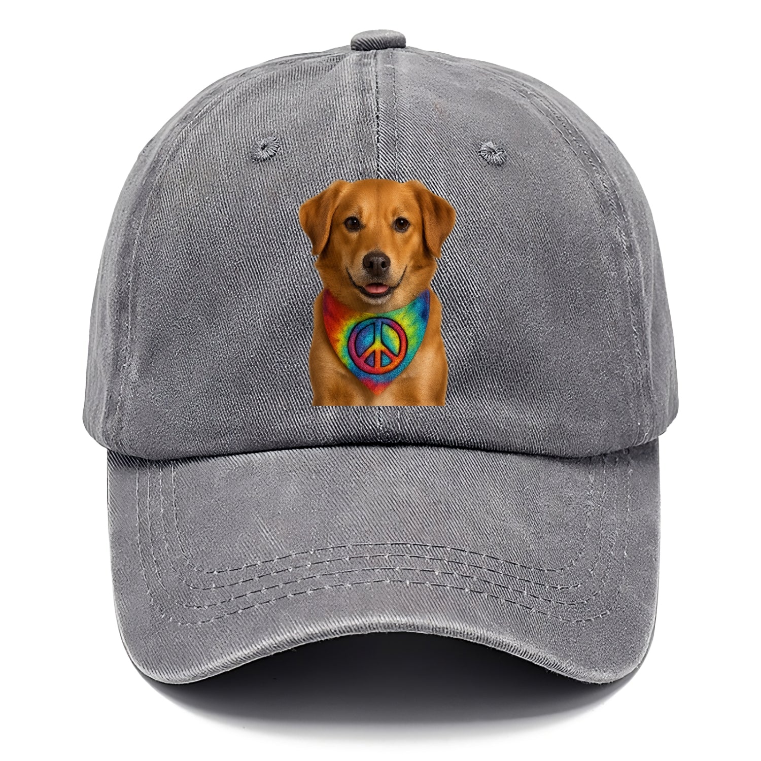 peace sign portrait design Hat