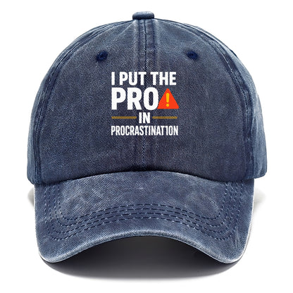 pro in procrastination Hat