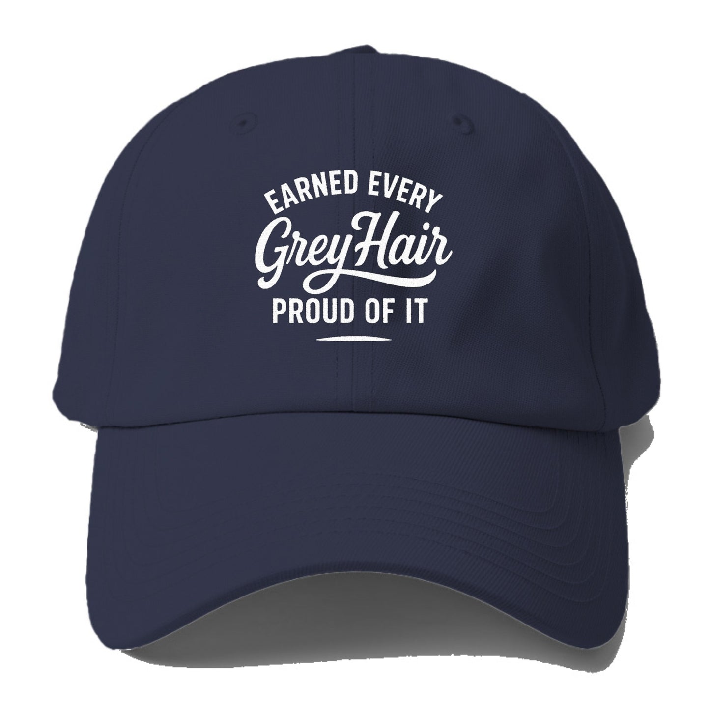 earned grey hair pride design Hat