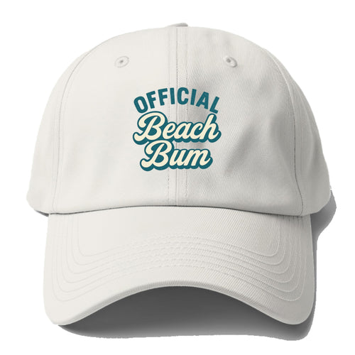 Official Beach Bum Baseball Cap