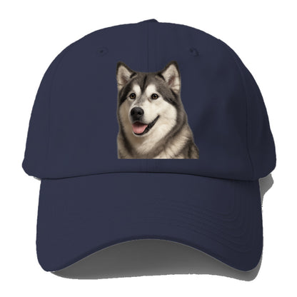 alaskan malamute portrait design Hat